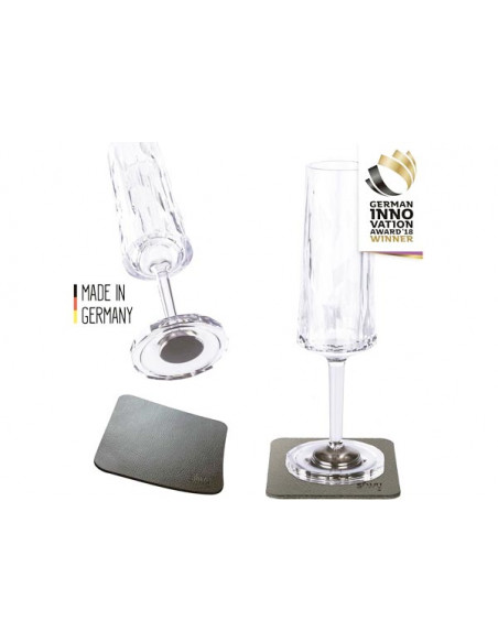 Set 2 Calici Magnetici da Champagne