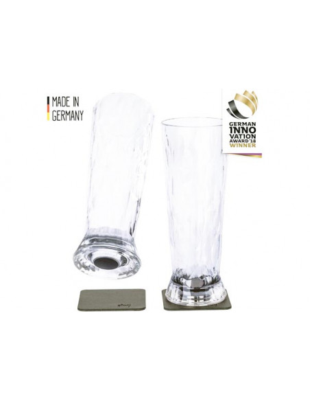 Set 2 Calici Magnetici da Birra