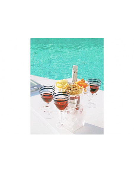 Secchiello Champagne con Portabicchieri