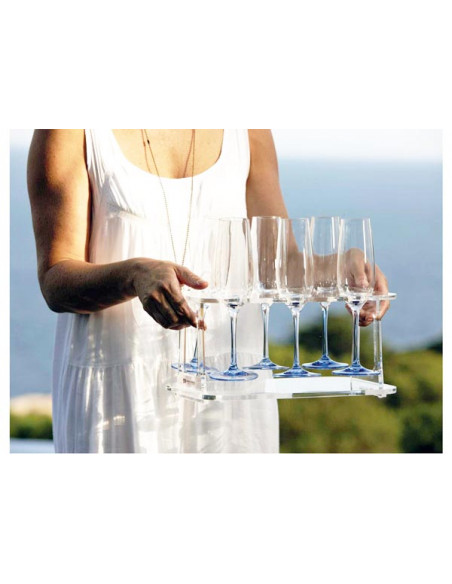 Vassoio Porta Calici Smoke