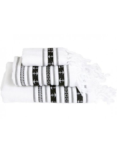 Set 3 Asciugamani Anchors