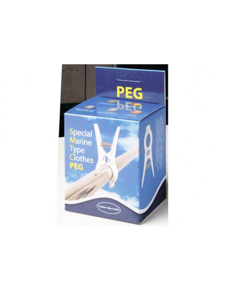 Mollette Ferma-Bucato Nautic Peg