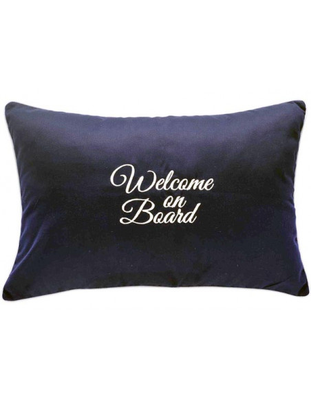 Cuscino Ricamato Welcome 40x60