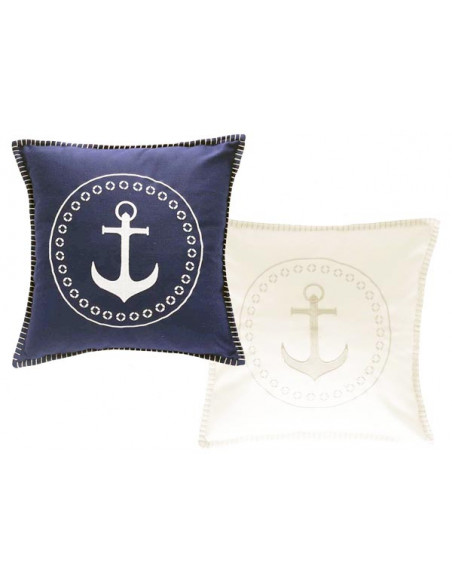 Cuscino Ricamato Anchor 40x40