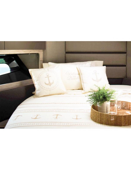 Cuscino Ricamato Anchor 40x40