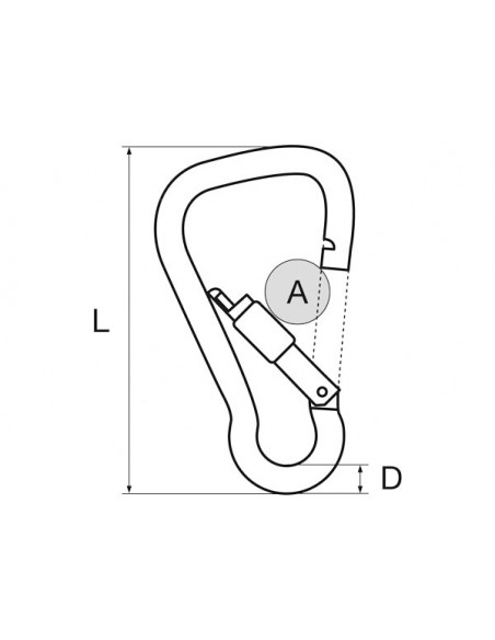 Moschettone Wide Lock