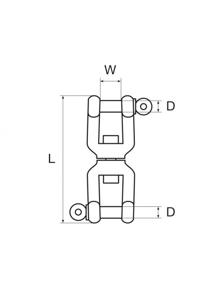 Girella Grillo-Grillo in Acciaio Inox