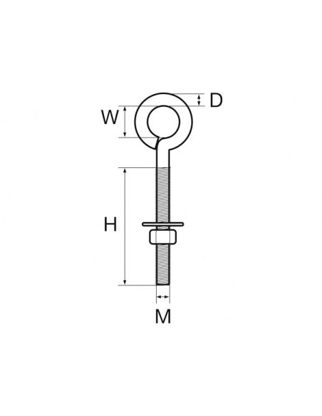 Golfare con Occhio Saldato