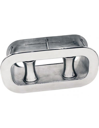 Passacavi a Cubia in Acciaio Inox con Rulli
