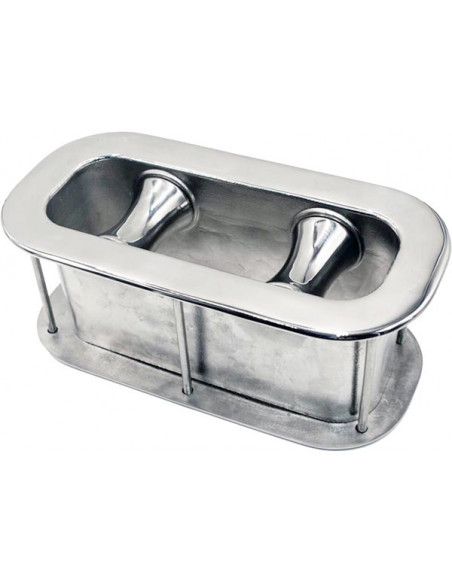 Passacavi a Cubia in Acciaio Inox con Rulli