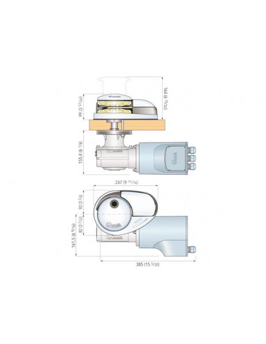 Verricello Salpa Ancora Prince DP3-1500