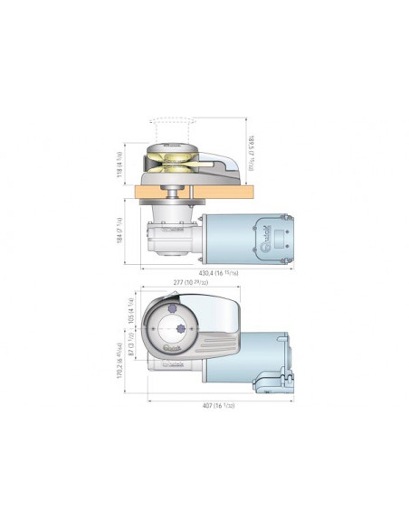 Verricello Salpa Ancora Dylan H-2000