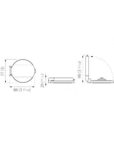 Comandi Up-Down Inox a Piede
