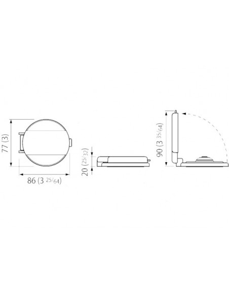 Comandi Up-Down Inox a Piede
