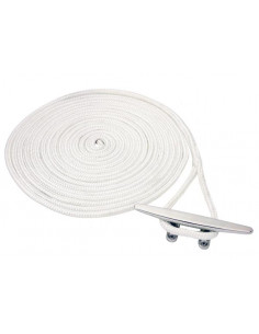 Treccia Mooring Bianco con Gassa