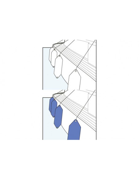 Parabordi Majoni Classic Bianchi/Blu