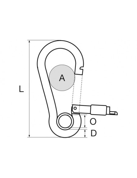 Moschettone Kong Out Lock Eye