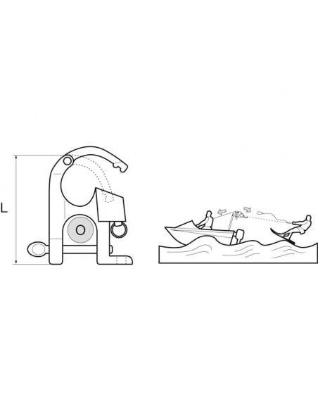 Moschettone da Sci Nautico