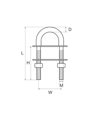 Golfare-Cavallotto U-Bolt G