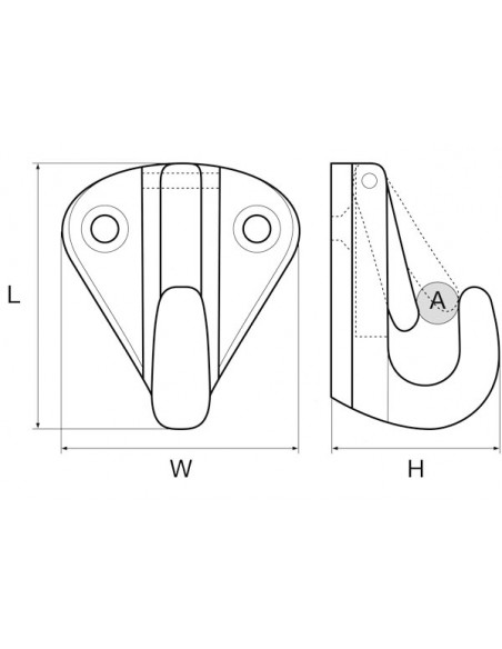 Gancetto Spring Inox