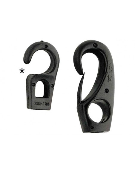 Gancetto Nero per Elastici