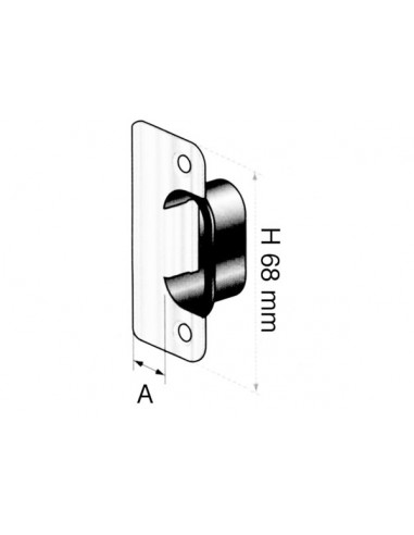 Serratura da Infilare Compact Swing con Blocco Interno
