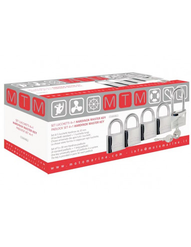Set Lucchetti 4+1 Hardinox Master Key