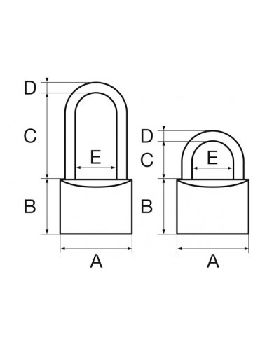 Set Lucchetti 4+1 Hardinox Master Key
