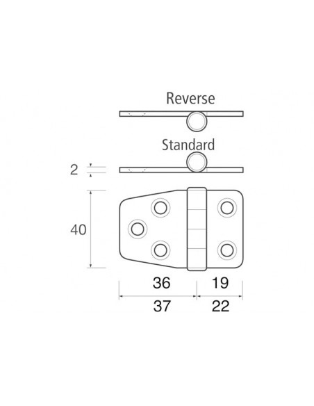Cerniera Eccentrica  S