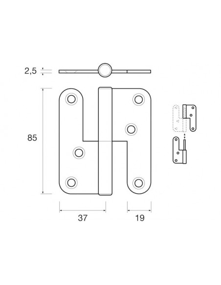 Cerniera Sfilabile S