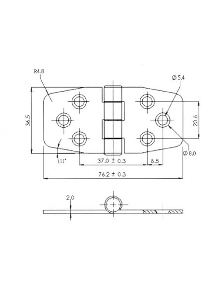 Cerniera Coperta Biscotto S