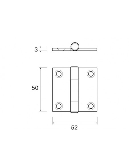 Cerniera Robusta Quadra M