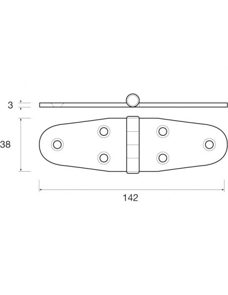 Cerniera Robusta Wing M