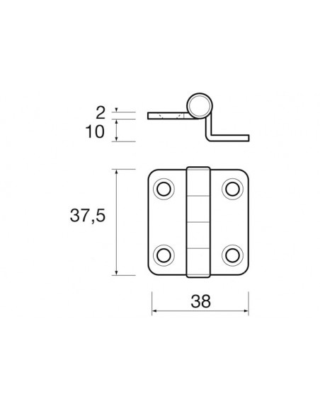 Cerniera Offset Mini