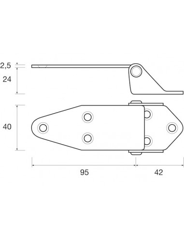Cerniera Offset Bassa
