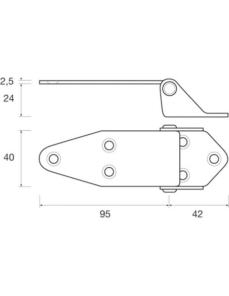 Cerniera Offset Bassa