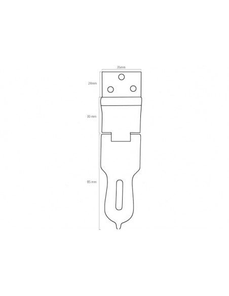 Chiusura Porta Lucchetto Doppia Ribalta