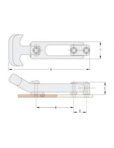 Chiusura a Leva Southco F7