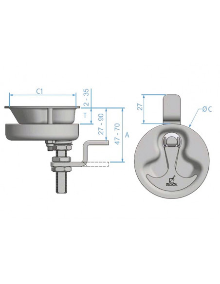 Chiusura a Compressione Roca 70T