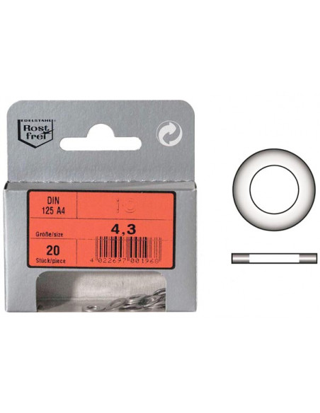 Rondelle Piane DIN 125