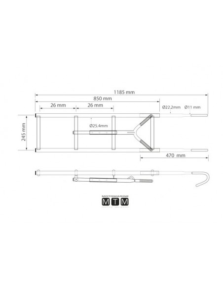 Scalette di Prua con Aggancio per Pulpiti