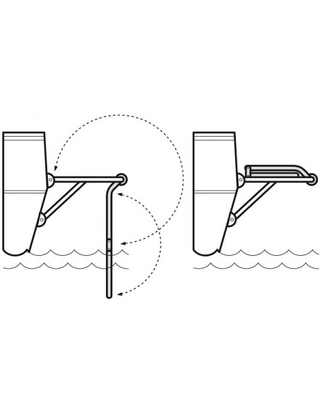 Scalette Inox e Legno con Attacco a Morsetto Clamp