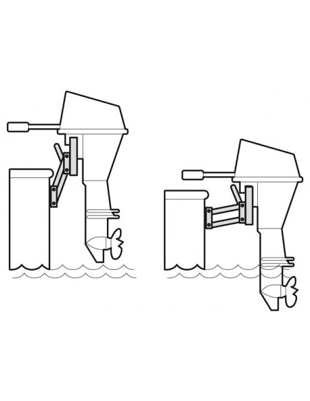 Supporto Motore a Pantografo 6HP