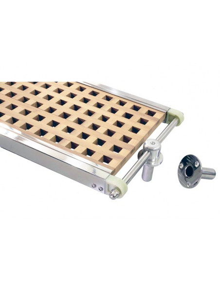 Passerella Pieghevole In Acciaio Inox e Carabottino