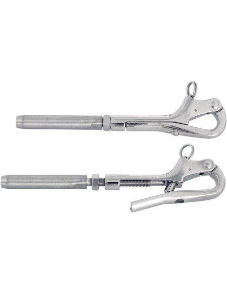 Terminali a Pressare in Acciaio Inox con Gancio Pelikan