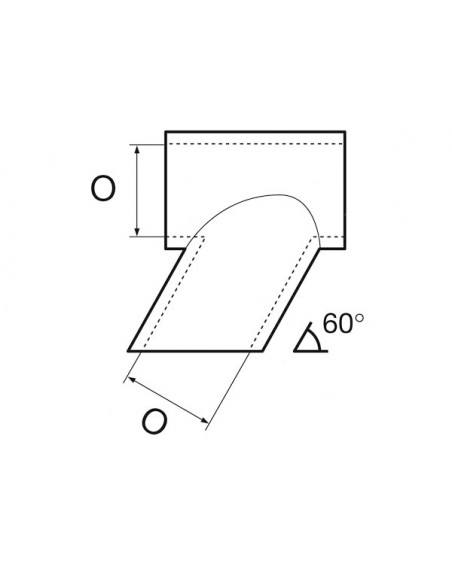 Giunto T Aperto 60°