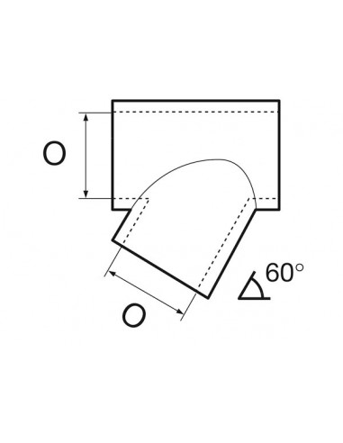 Giunto T 60°