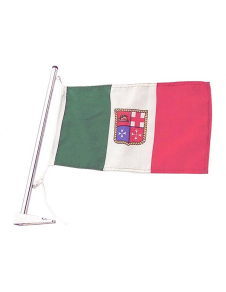 Asta Portabandiera Compact Chrome