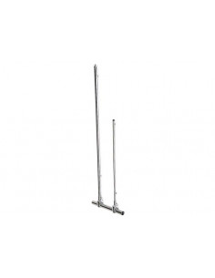 Asta Portabandiera Clamp Chrome
