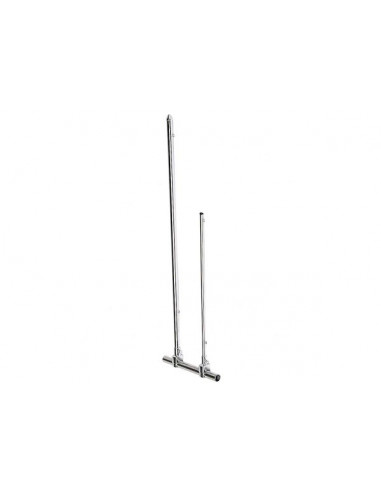 Asta Portabandiera Clamp Chrome